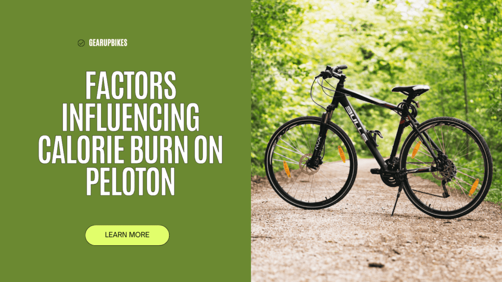 Factors Influencing Calorie Burn on Peloton